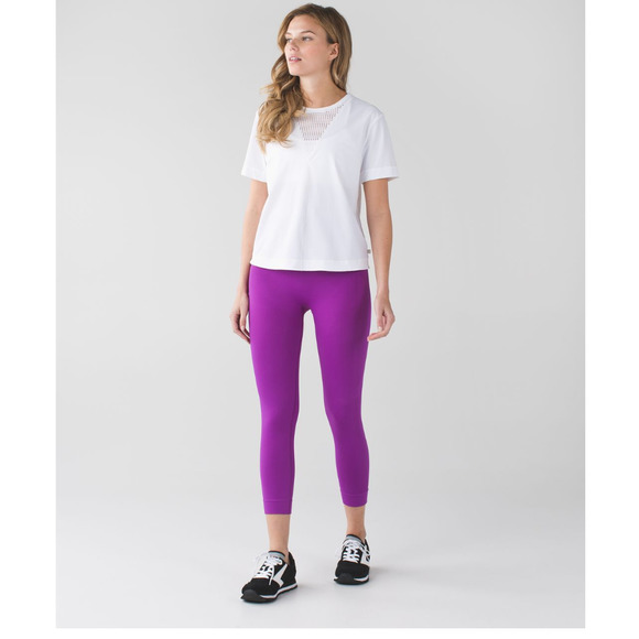 lululemon athletica Pants - Lululemon Zone In Crop Yoga Seamless Legging in Tender Violet 6